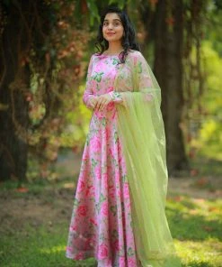 The Anarkali Store Yasmin - Pink