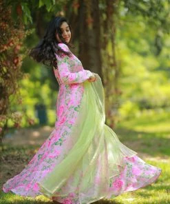 The Anarkali Store Yasmin - Pink
