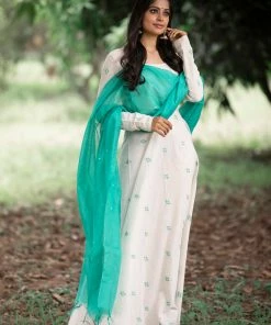 The Anarkali Store Tara White Quirk Factory