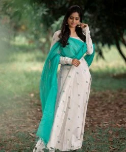 The Anarkali Store Tara White Quirk Factory