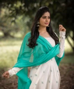 The Anarkali Store Tara White Quirk Factory