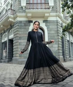 The Anarkali Store Charvi Black