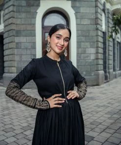 The Anarkali Store Charvi Black