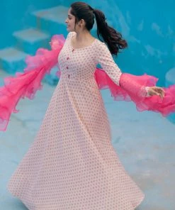 The Anarkali Store Zia Pink