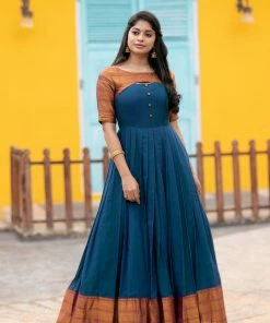 The Anarkali Store Quirk Factory Ananya Blue