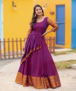 The Anarkali Store Ananya Magenta Quirk Factory