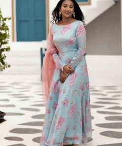 The Anarkali Store Quirk Factory Yasmin Blue