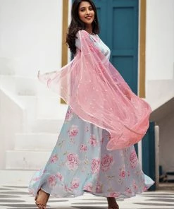 The Anarkali Store Quirk Factory Yasmin Blue