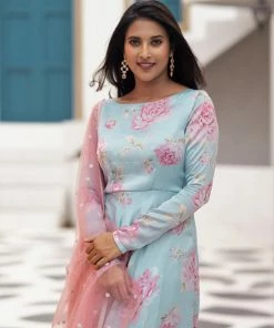 The Anarkali Store Quirk Factory Yasmin Blue