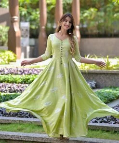 The Anarkali Store Jasmine Green
