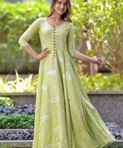 The Anarkali Store Jasmine Green