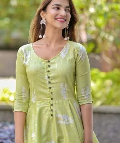 The Anarkali Store Jasmine Green