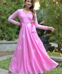 The Anarkali Store Tisya Pink
