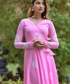 The Anarkali Store Tisya Pink