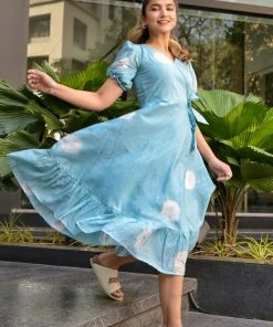 The Anarkali Store Quirk Factory Tisya Blue