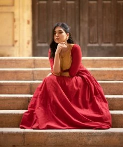 The Anarkali Store Meera Red Quirk Factory