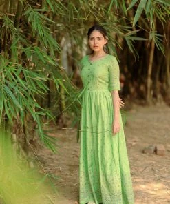 The Anarkali Store Adira Green