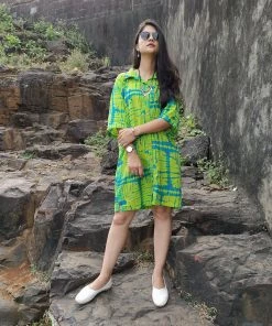 Threeness Tie And Dye Shirt Dress Breezy Summer