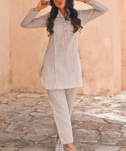 Gulaal Tania Grey Suit Set