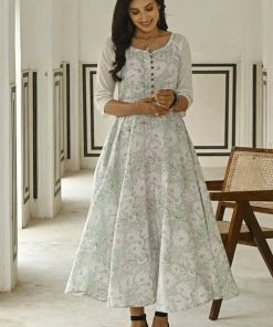 Gulaal Gypsy Soul Tropical Fit & Flare Dress