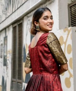 The Anarkali Store Quirk Factory Daamini - Maroon