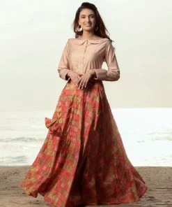 The Anarkali Store Ridhi Shirt & Skirt