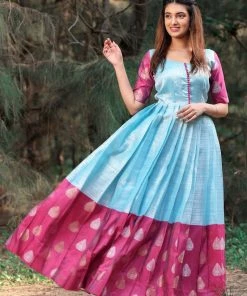 The Anarkali Store Quirk Factory Daamini - Blue