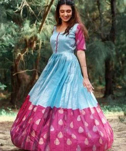 The Anarkali Store Quirk Factory Daamini - Blue