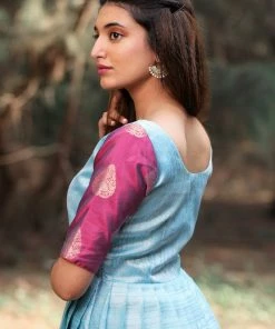 The Anarkali Store Quirk Factory Daamini - Blue