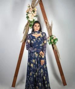 Niram Ever Willow Ridhi - Midnight Blue