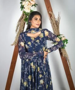 Niram Ever Willow Ridhi - Midnight Blue