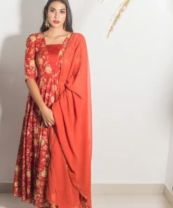 Niram Laila - Brick Red