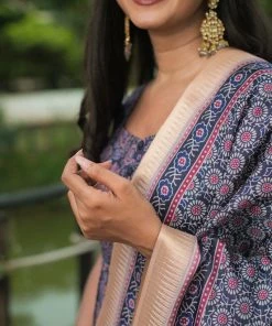 Niram Thooriga - French Navy Blue Ever Willow 9 Niram Thooriga - French Navy Blue Ever Willow