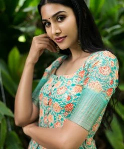 Niram Ever Willow Thooriga - Coral Blue