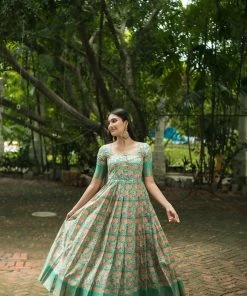 Niram Ever Willow Thooriga - Coral Blue