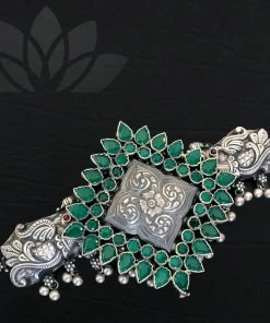 PraDe Jewels SIlver Necklaces Choker Simhayana