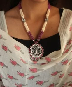 PraDe Jewels SIlver Necklaces Necklace Sanvitha