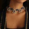PraDe Jewels Necklace Jaladhija Set SIlver Necklaces