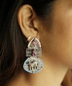 PraDe Jewels Earrings Namrata Silver Earrings