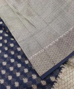 Tashi Threads Black Motif Kota Saree