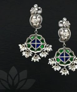 PraDe Jewels Silver Earrings Earrings Saptami Krishna