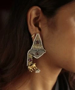 PraDe Jewels Earrings Prakruti Silver Earrings