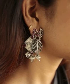 PraDe Jewels Silver Earrings Earrings Maathangini