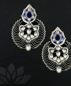 PraDe Jewels Earrings Karu Vilam Silver Earrings