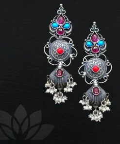 PraDe Jewels Earrings Ponkam Silver Earrings