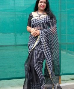 Tashi Threads Monochrome -004 Sarees