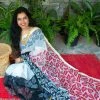 Tashi Threads Sarees Monochrome -008