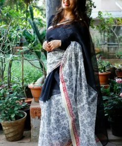 Tashi Threads Monochrome -006 Sarees