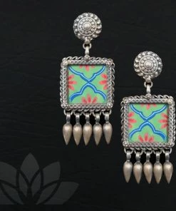 PraDe Jewels Earrings Chandani Silver Earrings