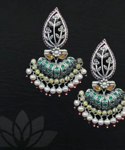 PraDe Jewels Silver Earrings Earrings Bheema